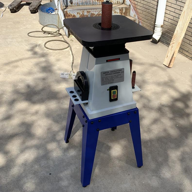 现货供应多功能台式砂光机 单轴砂带机抛光机 打磨磨刀工具砂纸机