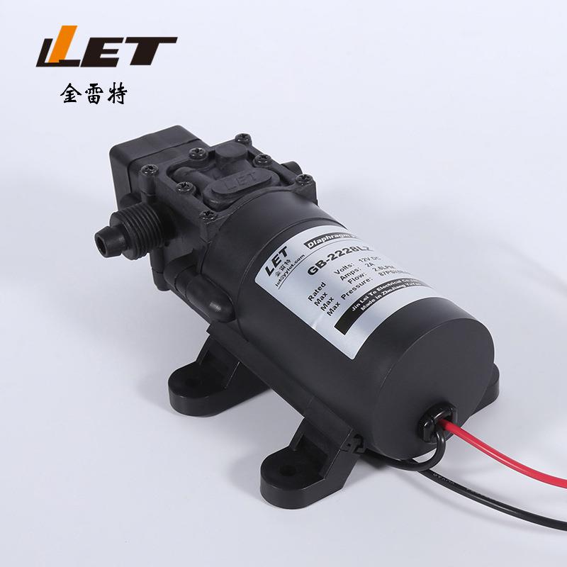 GB-2228LZ厂家 高压电动洗车水泵12v18v 喷雾隔膜泵
