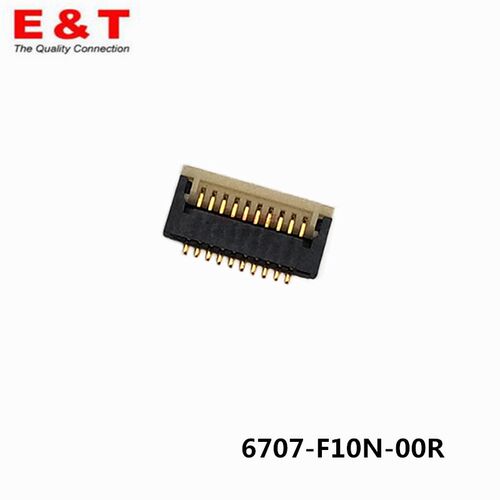 ENTERY恩得利6707-F10N-00R连接器 0.5FPC 10P翻盖镀金 H1.0 现货