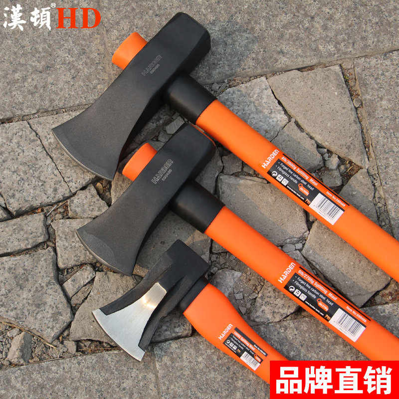 汉顿木工斧头刀开山斧纯钢全钢防身家用砍骨头斧子户外劈柴砍树枝