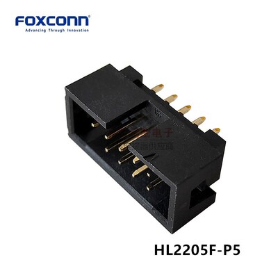Foxconn 富士康 HL2205F-P5 原装 连接器  镀金立式直针插座 现货