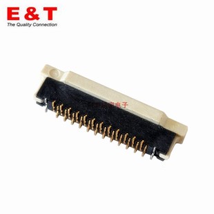 连接器0.5 Y30N 30P立式 FPC排线插座6700K 00L 贴片镀金 Entery