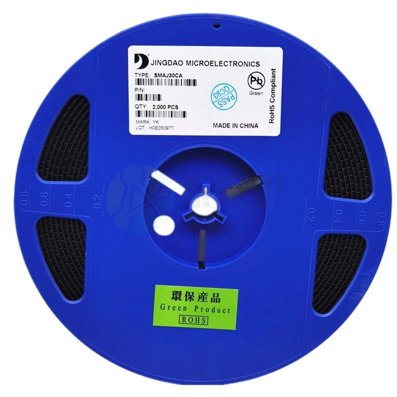 原装晶导微 SMAJ9.0A CA 丝印AV WV SMA 9.0V 贴片TVS瞬态二极管