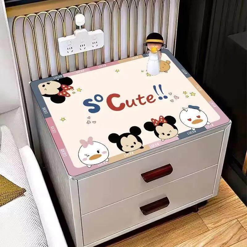 PU可擦防水可裁剪床头柜卡通防烫防尘盖布洗衣机耐脏耐磨防滑盖垫