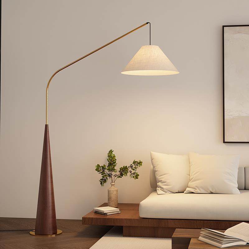 设计师钓鱼灯落地灯客厅沙发旁边高级感轻奢法式美式直播装饰台灯