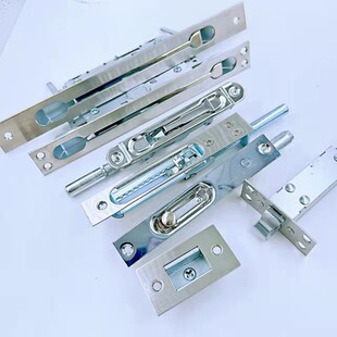 插销防盗门插销天地钩入户门锁不锈钢门大门子母门侧门锁扣插销