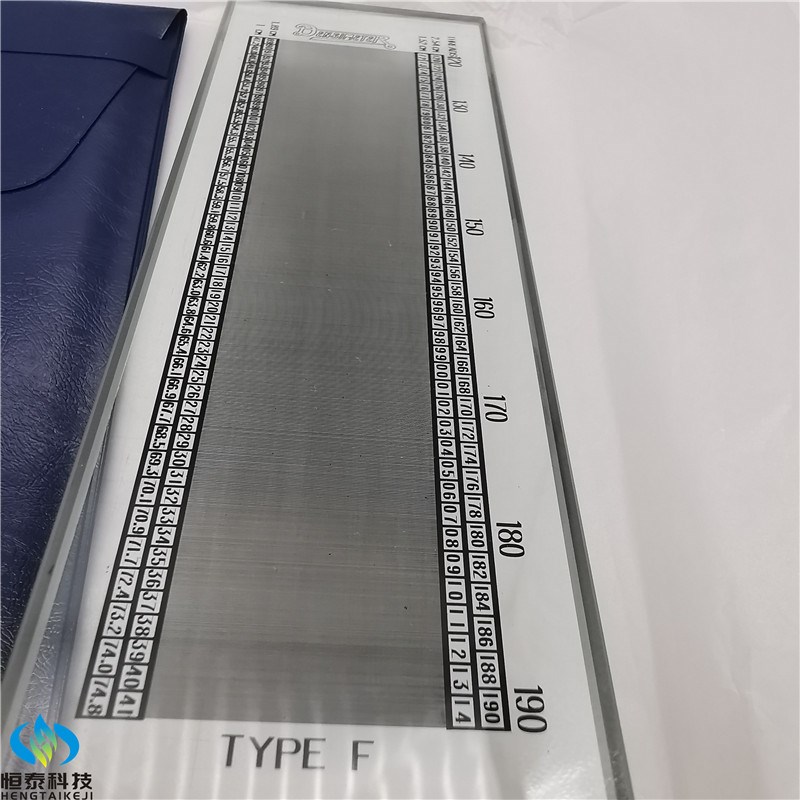 大西牌KNISHI日本布匹密度尺经纬线径密度条纹测量工具店家推荐
