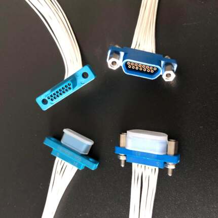 21芯矩形连接器J30-21TJ ZK 20CM 30CM 50CM 塑料外壳