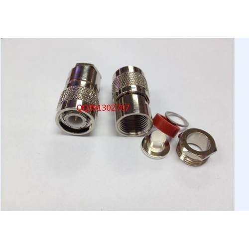 高频射频连接器TNC公头焊接插头 TNC-J-50-3 TNC5件套装接式插头