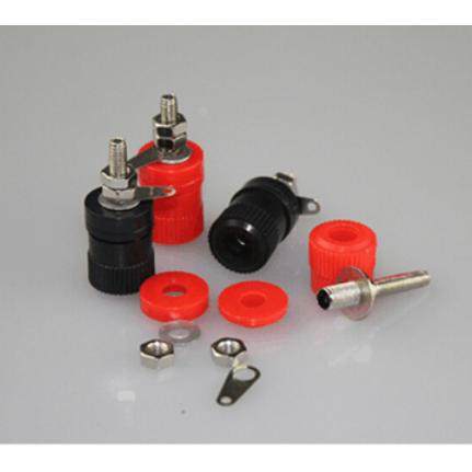 4mm接线柱音箱功放接线柱 4mm香蕉灯笼插头母座接线柱 电源接线柱