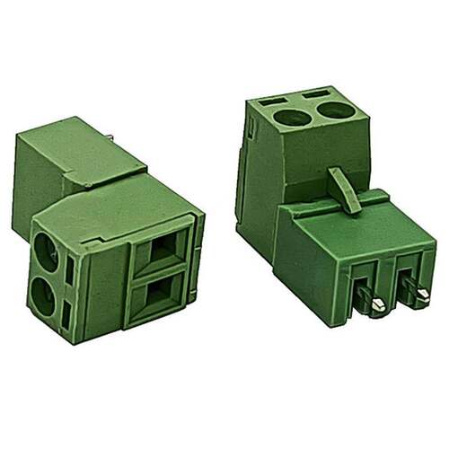 2P线对板欧式连接器 PCB板焊接线端子YC100-508-2P+YE030-508-2P