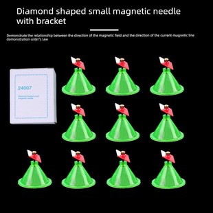 菱形小磁针J24007物理实验16个装电磁初中教学磁感线演示奥斯特定