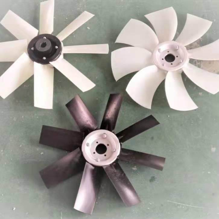 轴流风机风叶雾炮机风叶尼龙扇叶铝合金风叶轮通风散热风扇排风扇