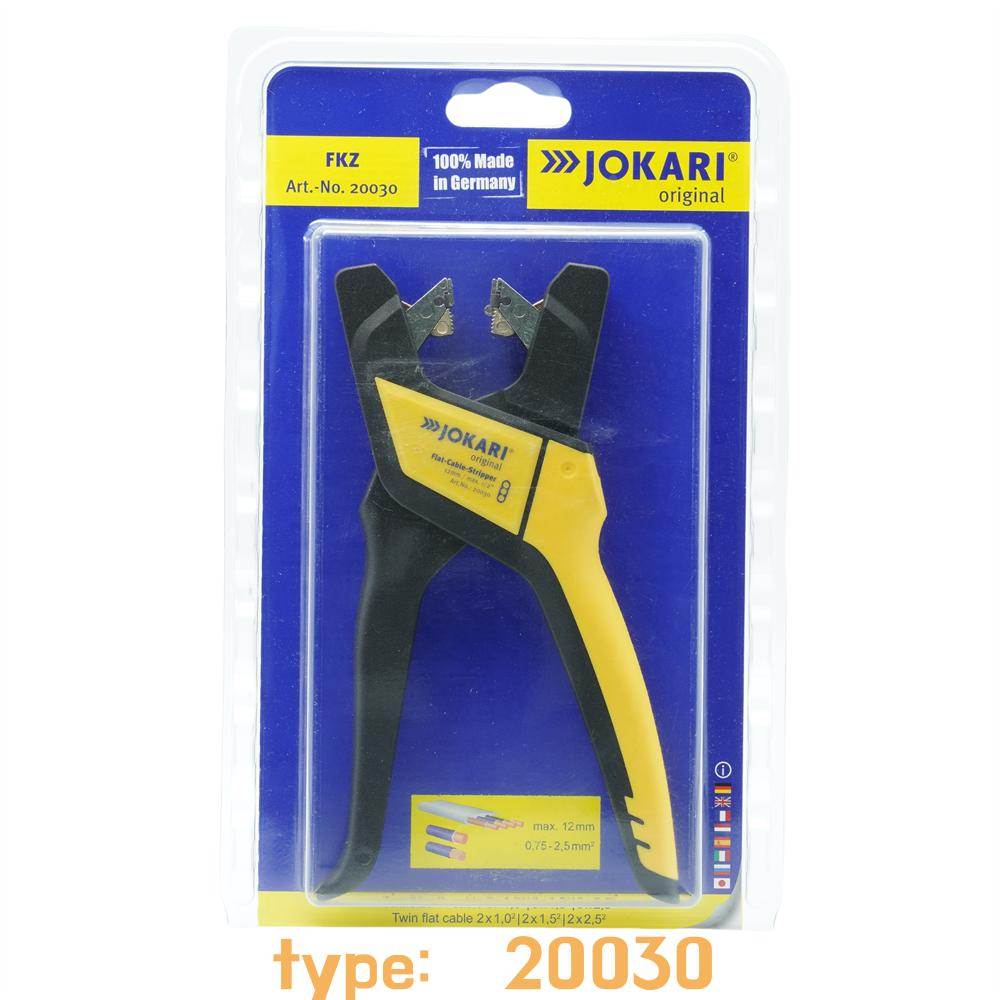 德国原装进口jokari传感器电缆用剥线钳简单易操作剥线器 20030