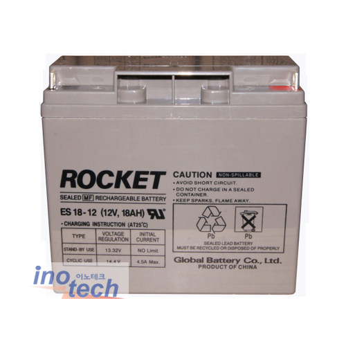ROCKET ES18-12 ES15-12 12V18AH 12V15AH船舶设备S-VDR专用电池