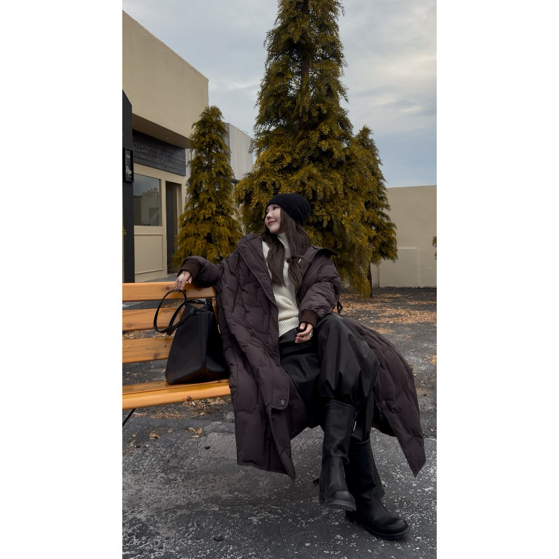 AMAZING IN | 90白鹅绒 | 连帽长款鹅绒服女A251112-AI5ADDJ6327