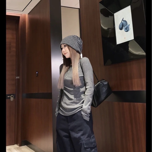 T恤A250701 棉质 修身 AI57BTL227008 简约百搭长款 AMAZING