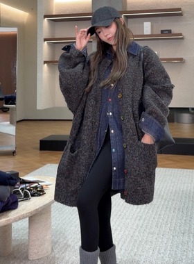 AMAZING IN | 羊毛 | 粗花呢彩点针织开衫A251202-AI5CDSW21260