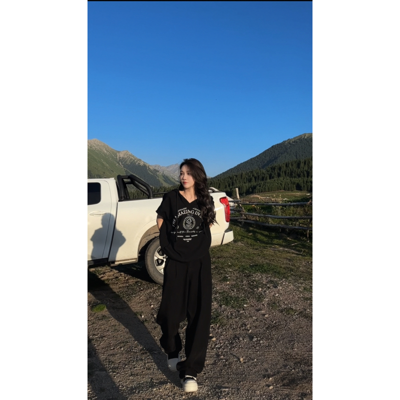 AMAZING IN | 棉质 | 印花上衣长裤套装 A250617-AI56BJSDF250507