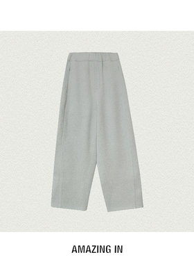 AMAZING IN | 绵羊毛 | 加厚慵懒弯刀卫裤女A251123-AI5BDSP25613