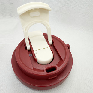 保温杯盖铃兰花陶瓷保温杯盖双饮铃兰花咖啡杯盖水杯配件盖大容量