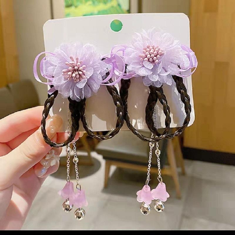 假发中国风小女孩头饰唐装发饰