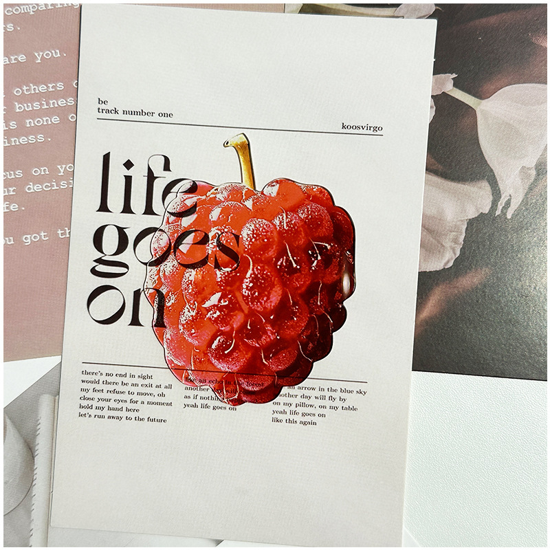 学生透卡阅读水果亚克力苹果透明