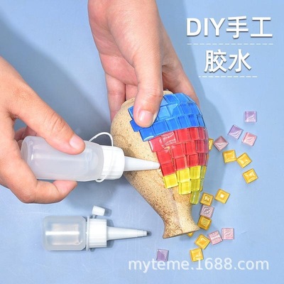 更好不织布教学毛根胶水马赛克