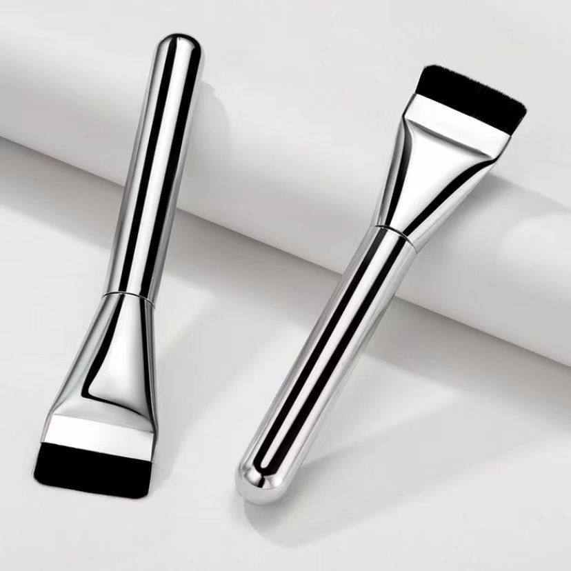 无痕化妆刷一字型粉底刷便捷超薄不吃粉面膜刷美妆工具轻薄贴服,彩妆/香水/美妆工具,美甲工具,淘宝优惠券,粉丝福利购,淘宝优惠卷