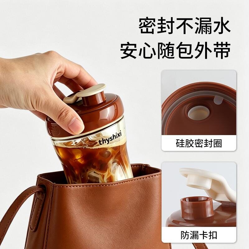 马卡龙棕白粉三色可选世喜奶瓶图片