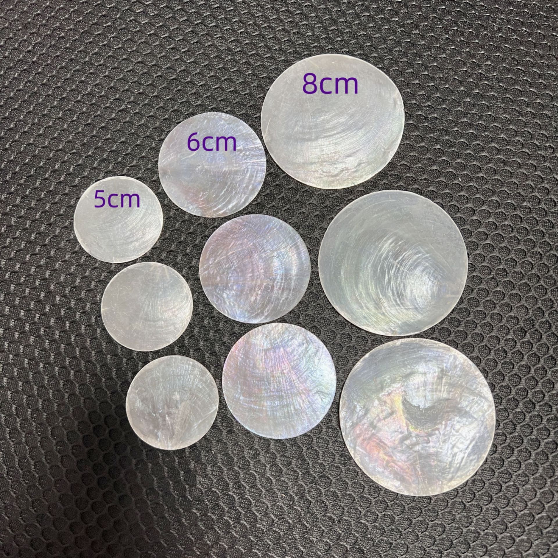 云母片挂画贝壳风铃贝母装饰片配件婚礼DIY灯具装饰道具挂饰