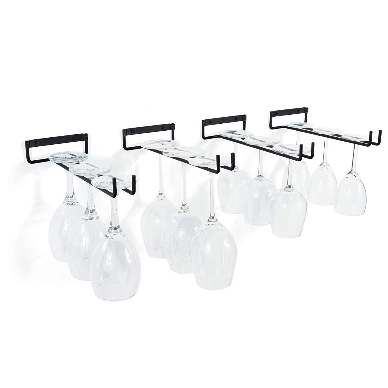 简易酒杯架红酒杯倒挂杯架单排30