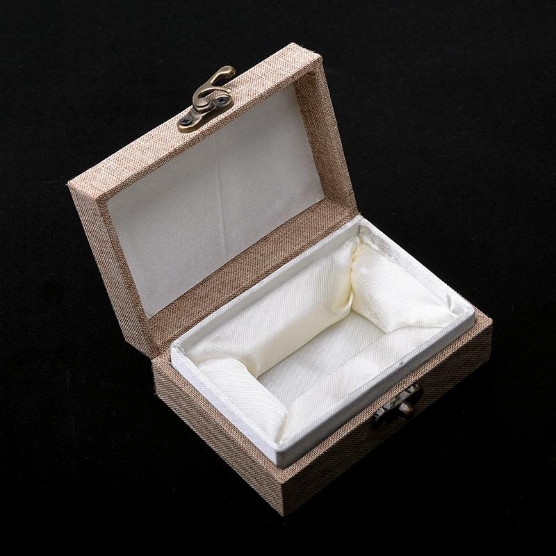 礼品单章2025款锦盒瓷器经典订做书画麻布印石收纳盒玉石首饰