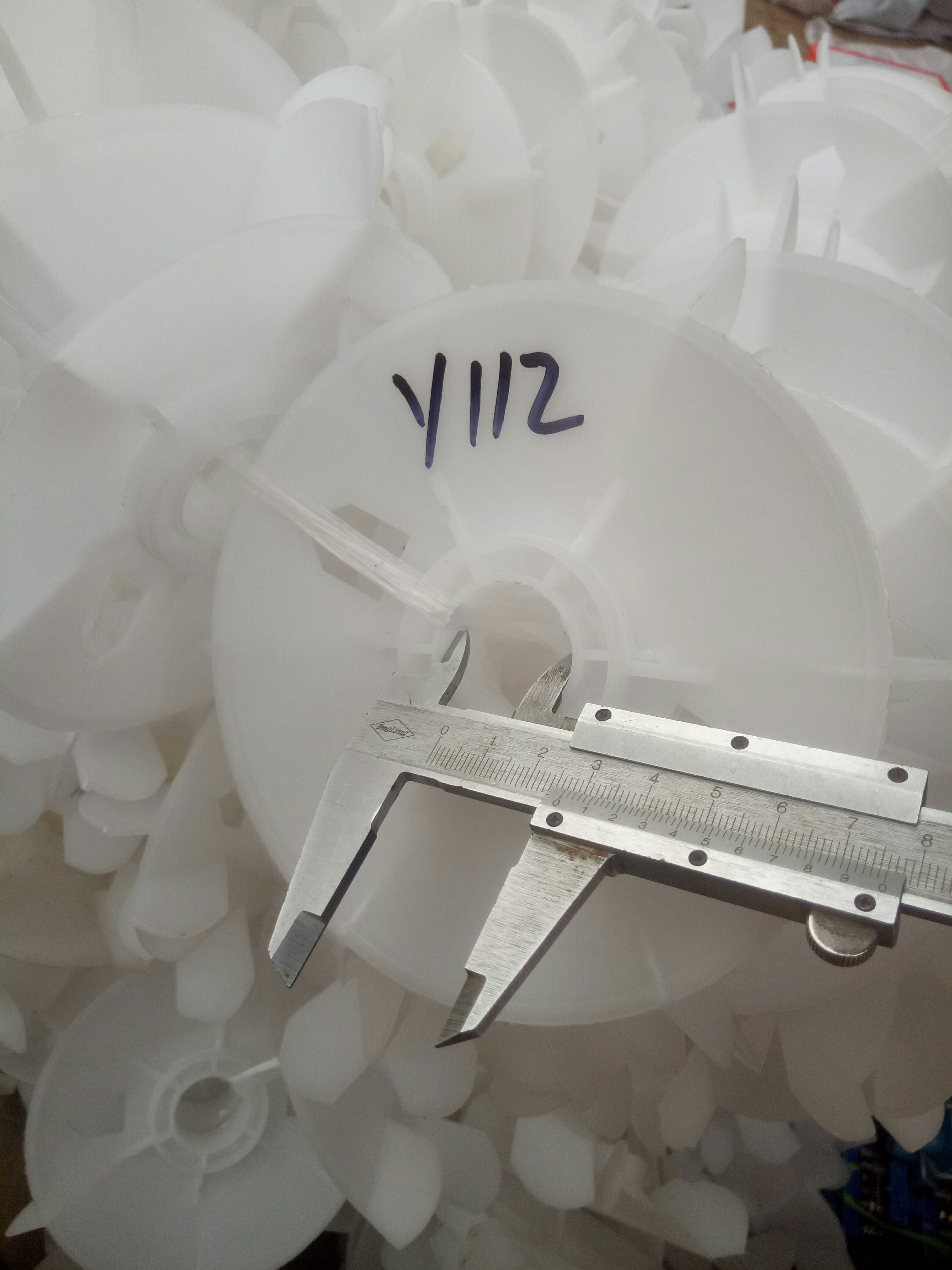 电机风叶塑料112-4级4千瓦轴孔28mm马达风扇  加厚散热叶电机配件