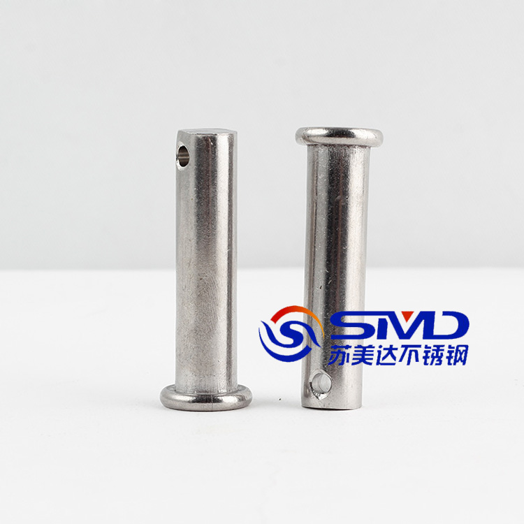 304不锈钢销轴 GB882平头带孔销10*30 35 40 45 50 60 70 80 90