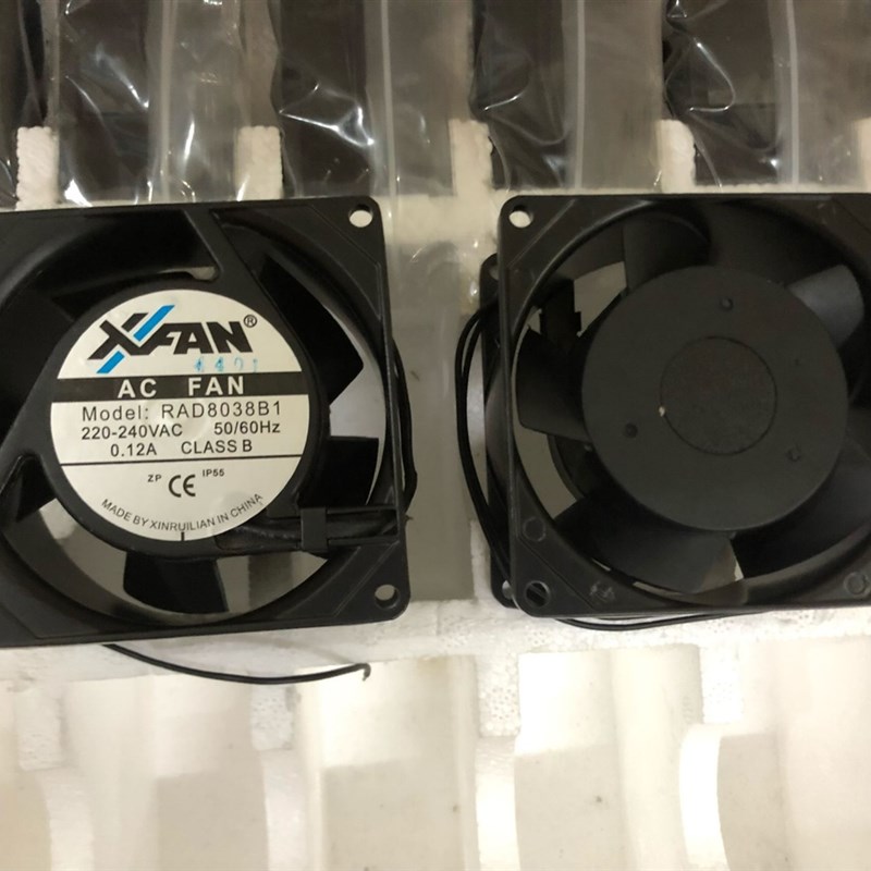 原装全新欣瑞联 RAD8038B1 AC 220v 240V 8038 8cm金属散热风扇