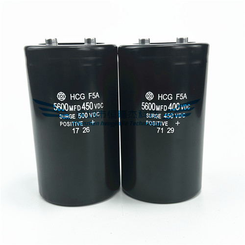 全新原装450V5600UF 日立HCG F5A 电解电容 400VDC5600MFD变频器