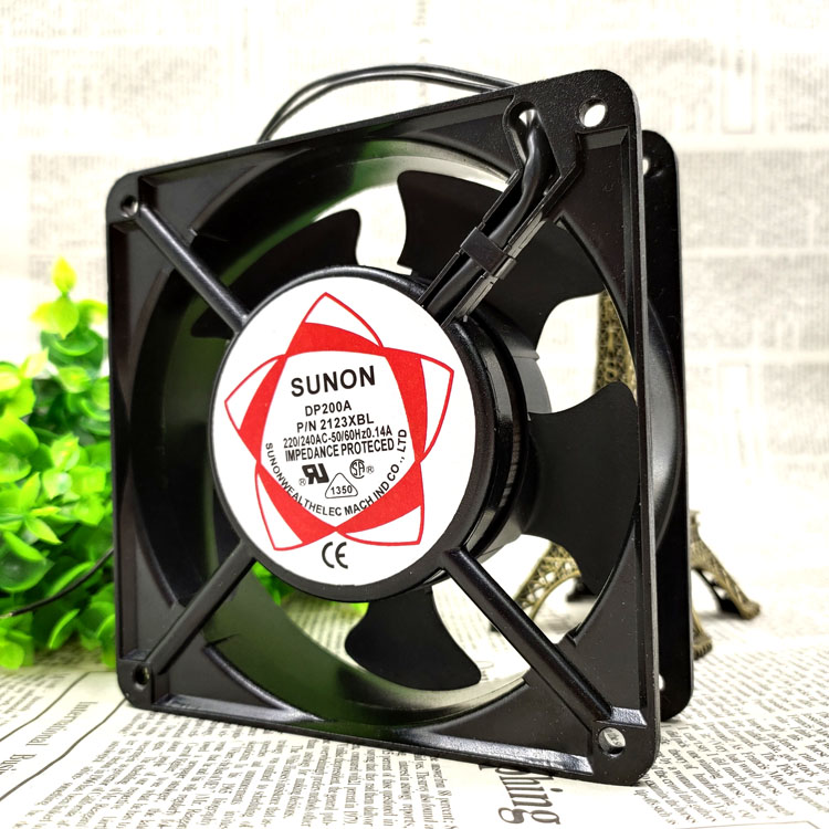 台骏DP200A P/N 2123XBL 220/240V 12038 0.14A 滚珠机箱散热风扇