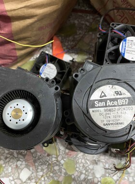 三洋San Ace B97 9BMB24P2KD03 24V 1.62A 施乐复印机散热风扇