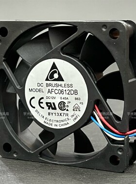 原装台达 AFC0612DB 6015 12V 0.45A 6cm厘米 4线PWM温控散热风扇
