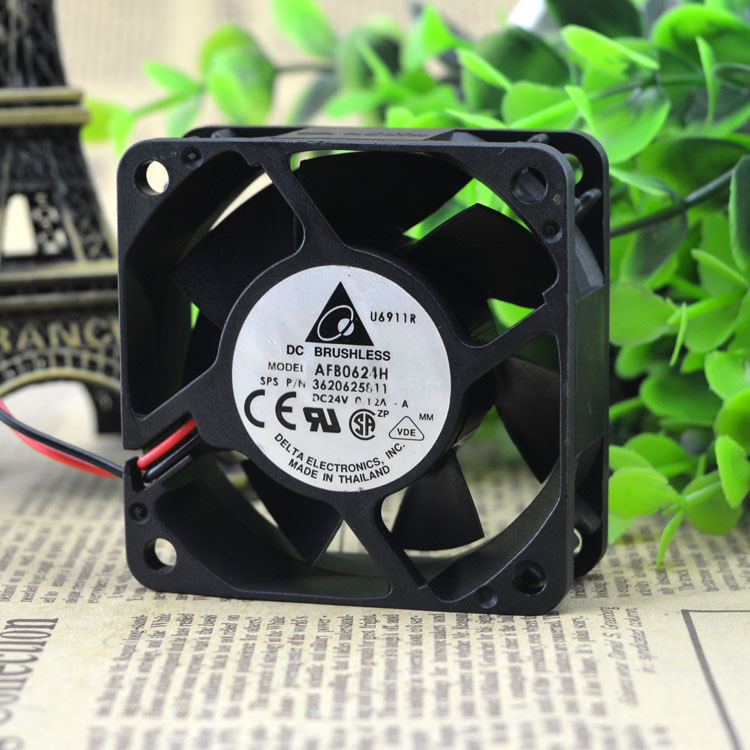 原装台达 6025 24V AFB0624H 双滚珠服务器 散热风扇 0.12A 6厘米