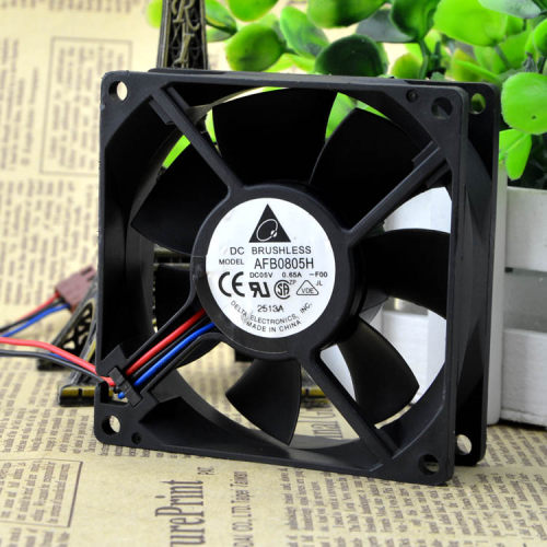 全新台达 8025 8cm电脑机箱/电源风扇5V 0.65A AFB0805H-FOO 测速