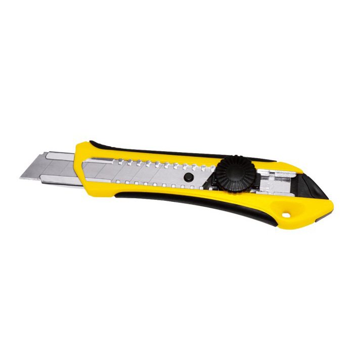 波斯工具 专业级旋钮锁定美工刀 裁纸刀18mm BS310071