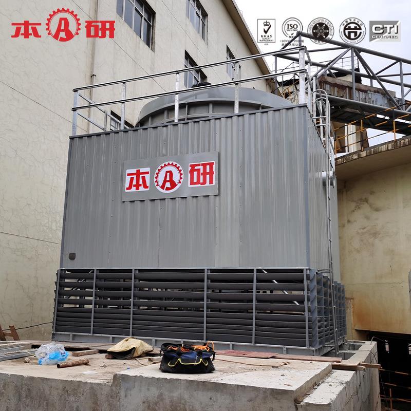 厂家直销开式方形逆流冷却塔工业不锈钢快速降温冷却塔设备定 制