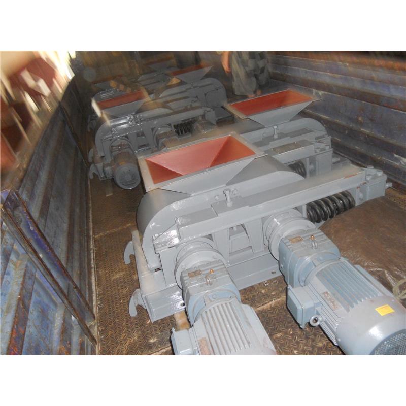 对辊煤矸石破碎机 小型煤炭焦炭双辊破碎机 对辊石灰石打砂机