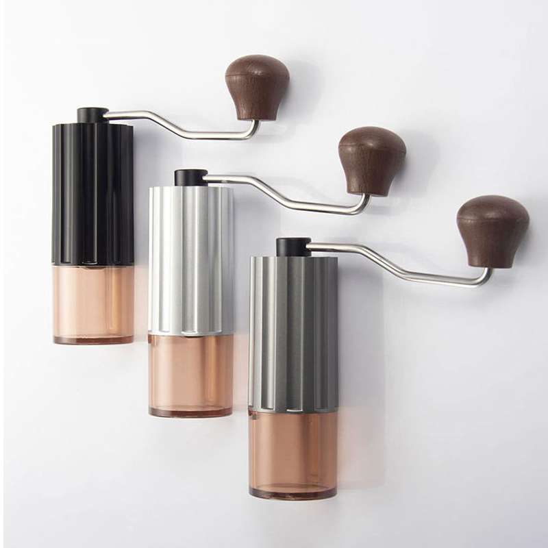 手摇磨豆机 不锈钢CNC420磨芯组便携式手冲咖啡研磨器 手磨咖啡机