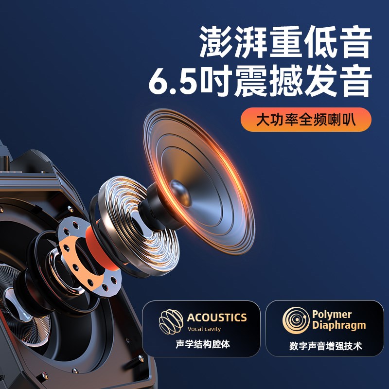 山水G50户外k歌音响便携式迷你蓝牙小音箱广场舞低音炮移动卡拉ok