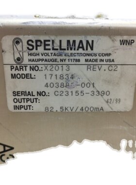 斯佩尔曼x2013 171834 11788