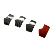 专用装 大众新途锐碳纤维内饰排挡框中控台面板改装 饰配件 21款