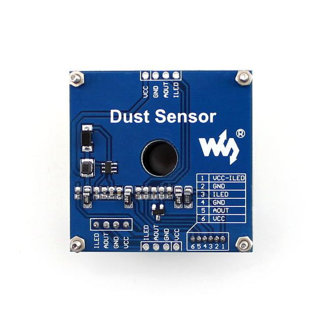 微雪 GP2Y1010AU0F 灰尘传感器模块 雾霾检测 PM2.5 粉尘浓度